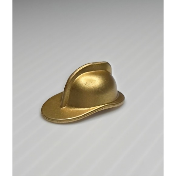 LEGO Gold‎ Firefighter Helmet Hat 1985 Minifigure Accessory